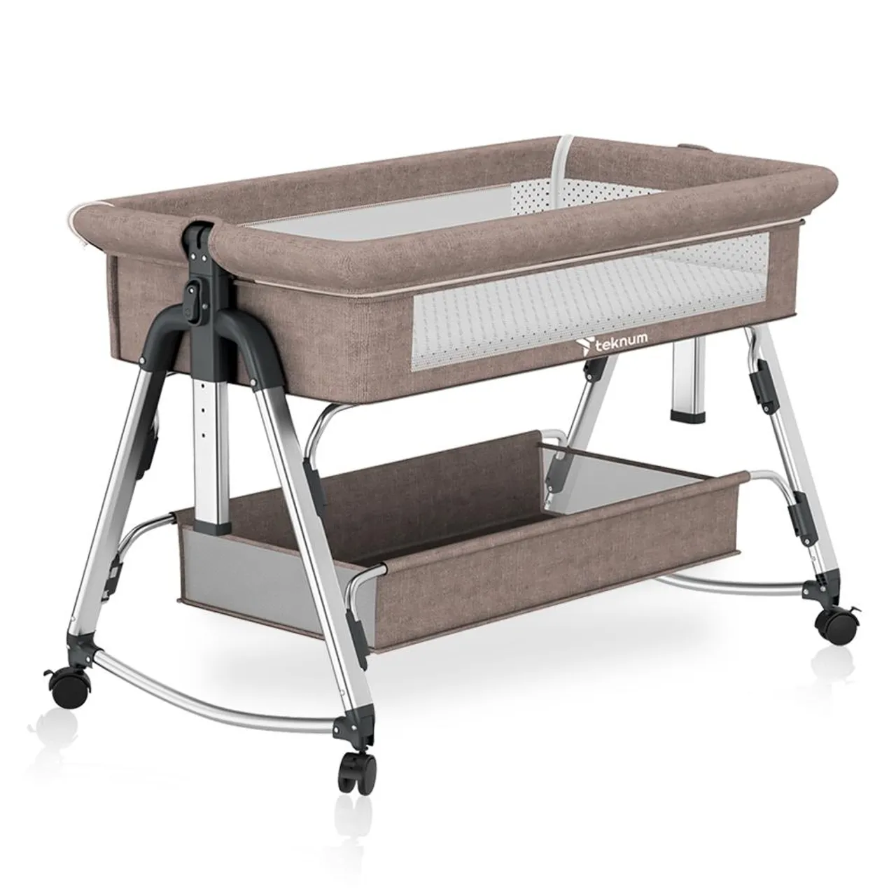 Teknum Bedside Sleepzen 1 Crib - Ivory — Photograph 4 of 16