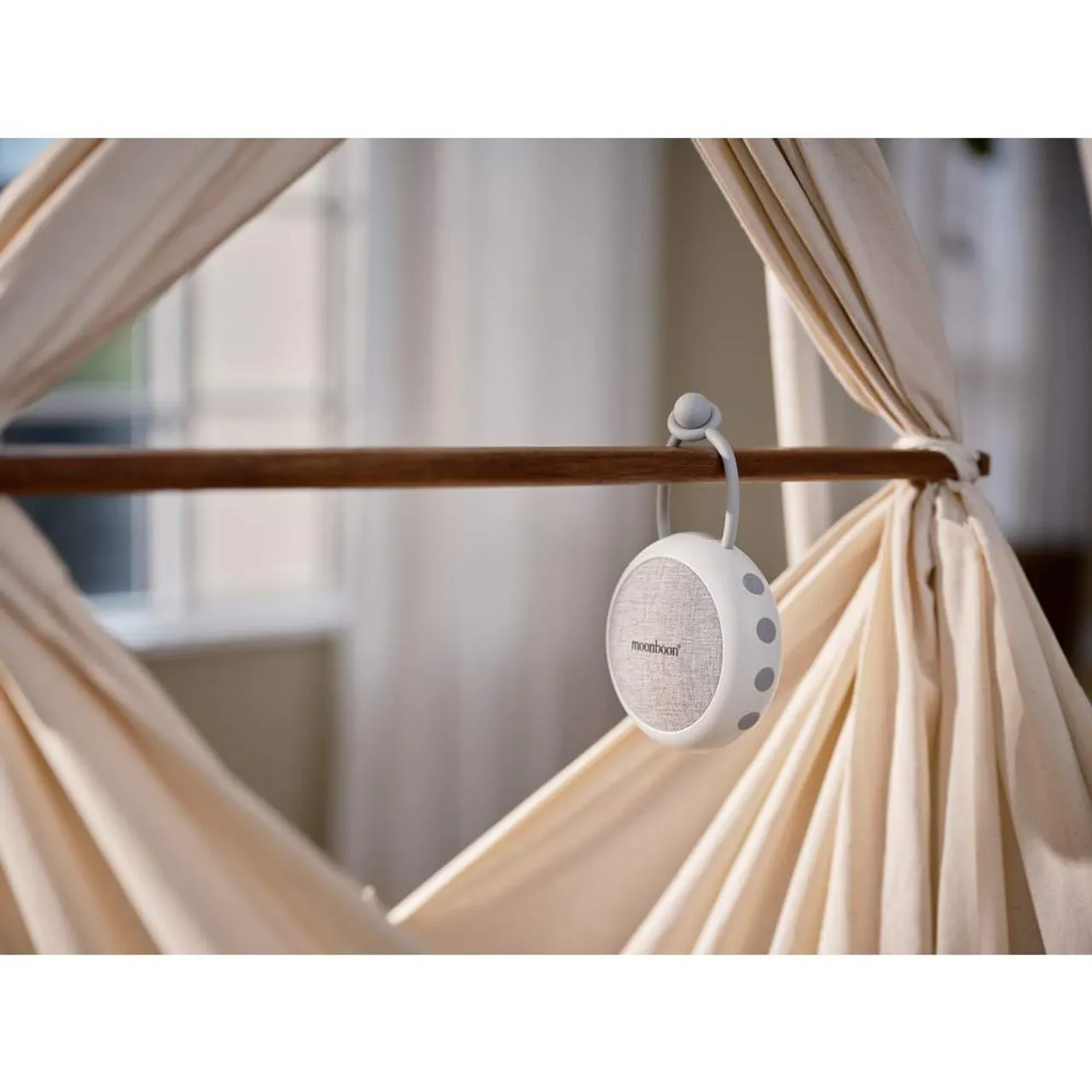 Moonboon White Noise Speaker - White/Cream — Photograph 4 of 4