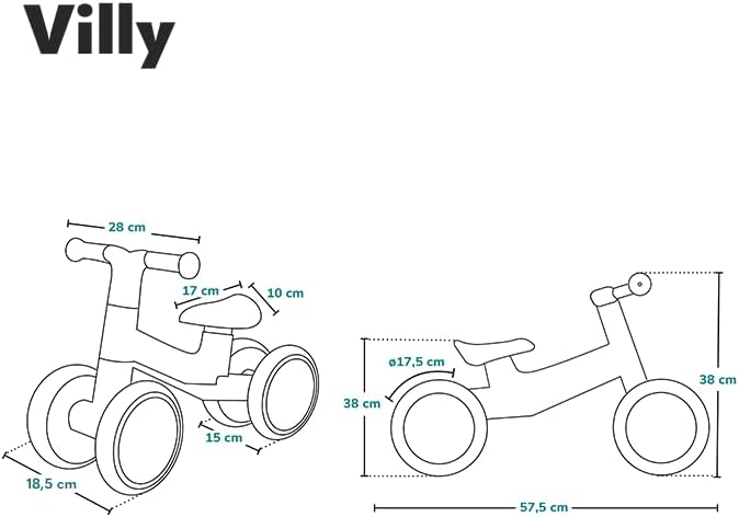 Baby Balance Bike, Toddler Balance Car Indoors and Outdoors for 12-36 Months, First Bicycle without Pedal Four Wheels with Music and Lights, First Ride on Toys First Birthday Gift (Green) — الصورة 3 من 8