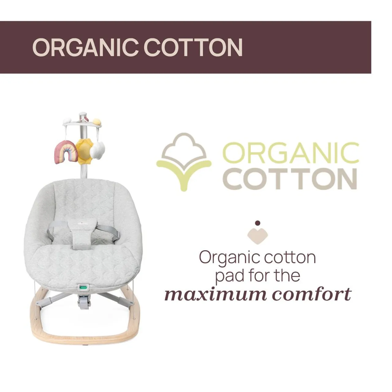 Chicco Zen Baby Bouncer - Grey — Photograph 4 of 8