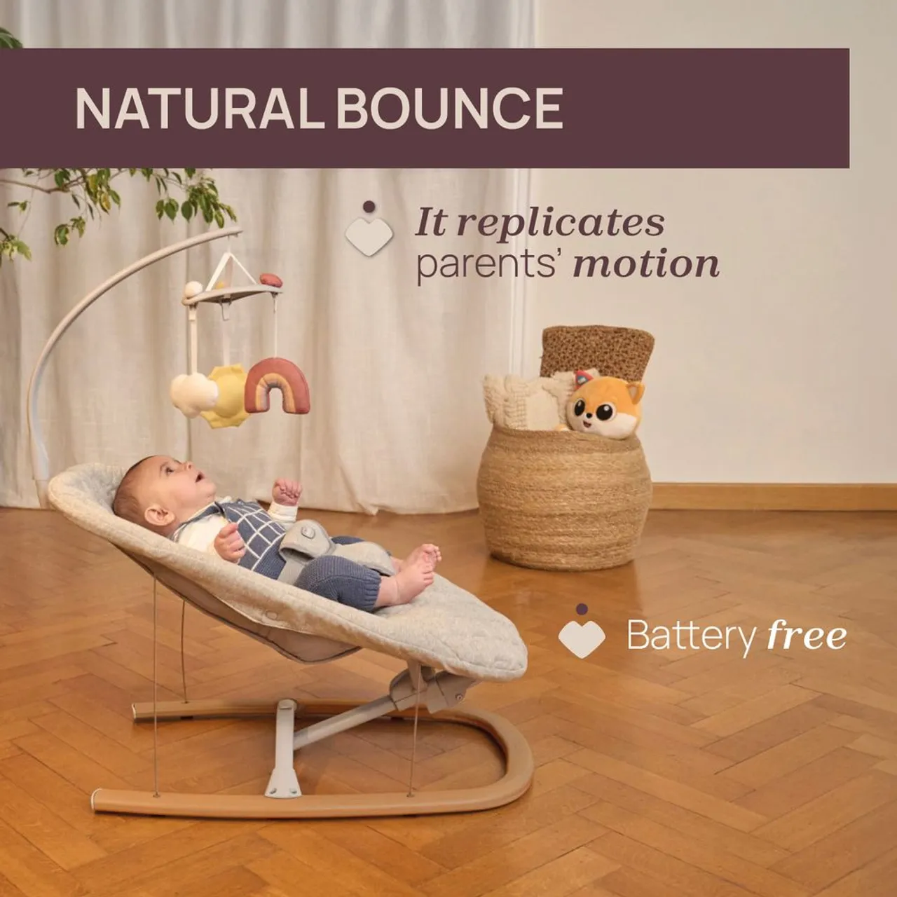 Chicco Zen Baby Bouncer - Grey — Photograph 5 of 8