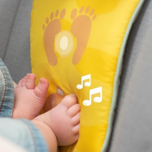 Musical Car Seat Toys for 0-12 Month Old Babies - Activity Center with Sensory Soft Hanging Toys and Mirror - Carseat Gift for Infants — الصورة 5 من 9