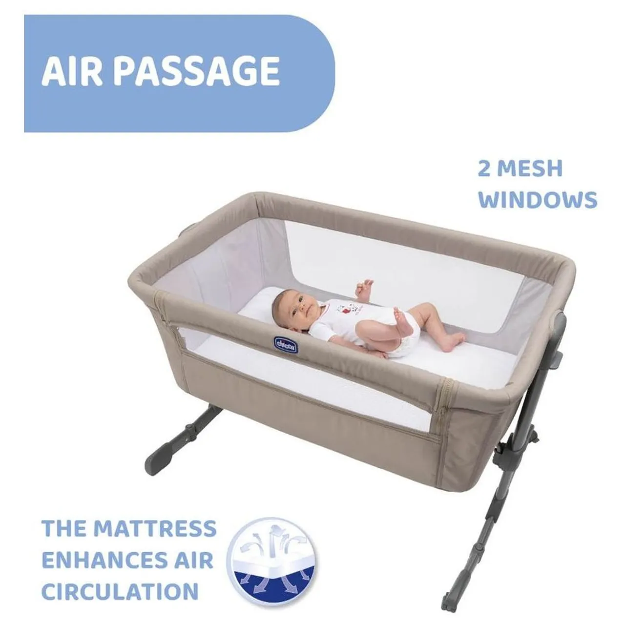 Chicco Next2Me Magic Evo Co-sleeping Crib Desert — Photograph 6 of 10