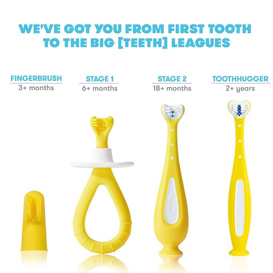 Fridababy - Training Toothbrush With Soft Silicone Bristles — الصورة 4 من 6