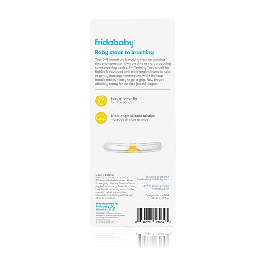 Fridababy - Training Toothbrush With Soft Silicone Bristles — الصورة 6 من 6
