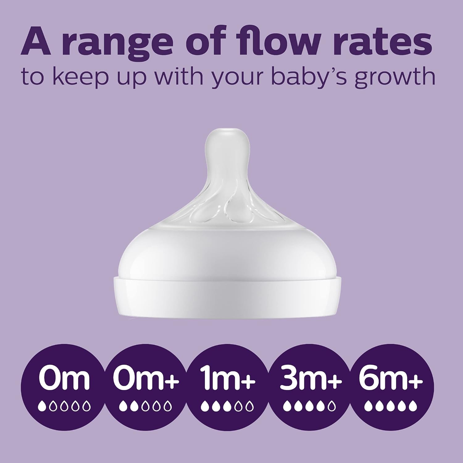 PHILIPS AVENT Natural Baby Bottle with Natural Response, Clear, 9oz, 4pk, SCY903/04, 9 Ounce — Photograph 9 of 9