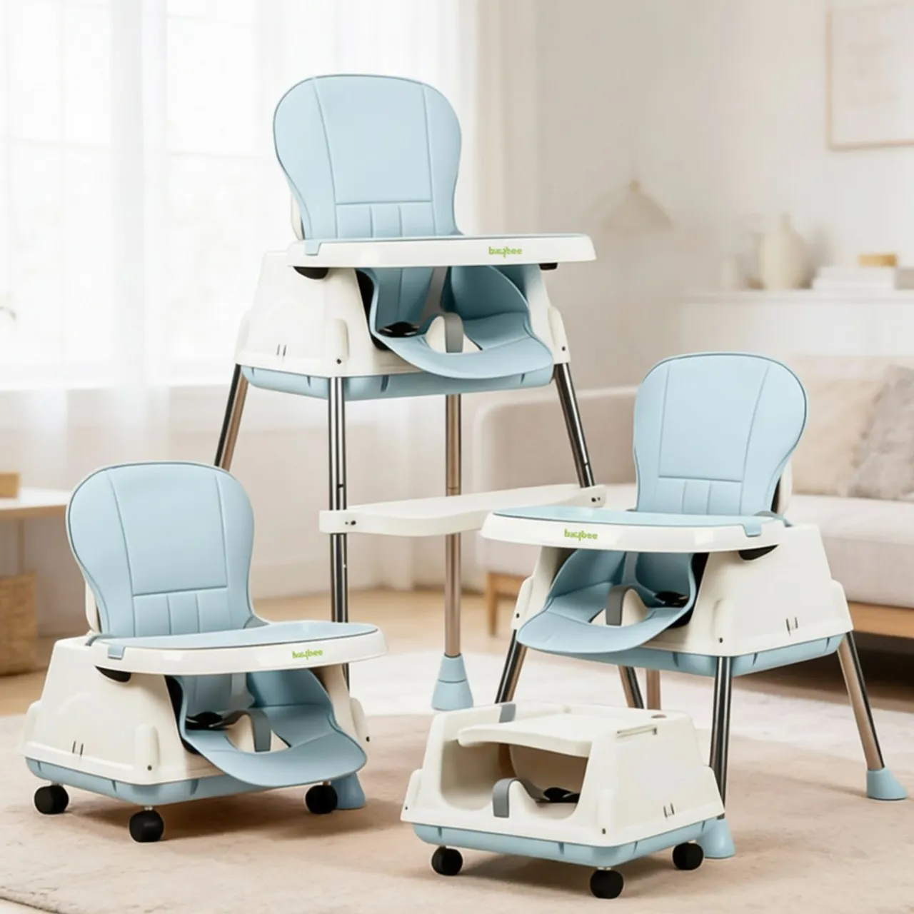 Baybee 4-In-1 Nora Convertible Baby High Chair — Photograph 8 of 8