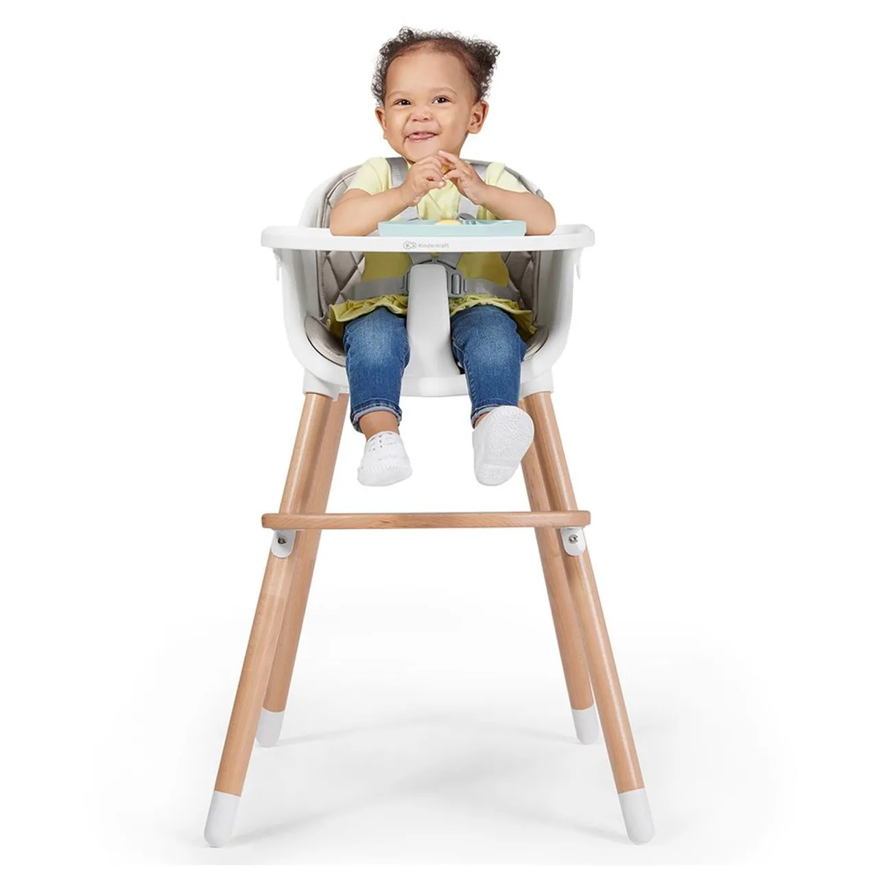 Kinderkraft SIENNA 2-in-1 High Chair - Grey — Photograph 14 of 19