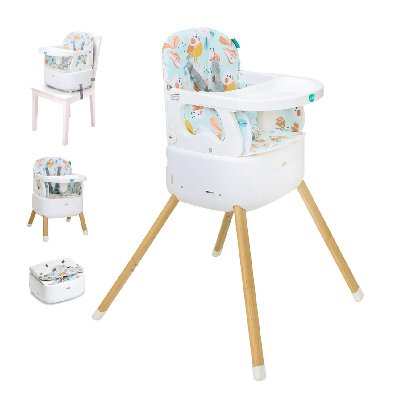 Moon Hiterite 4-in-1 Convertible Baby High Chair