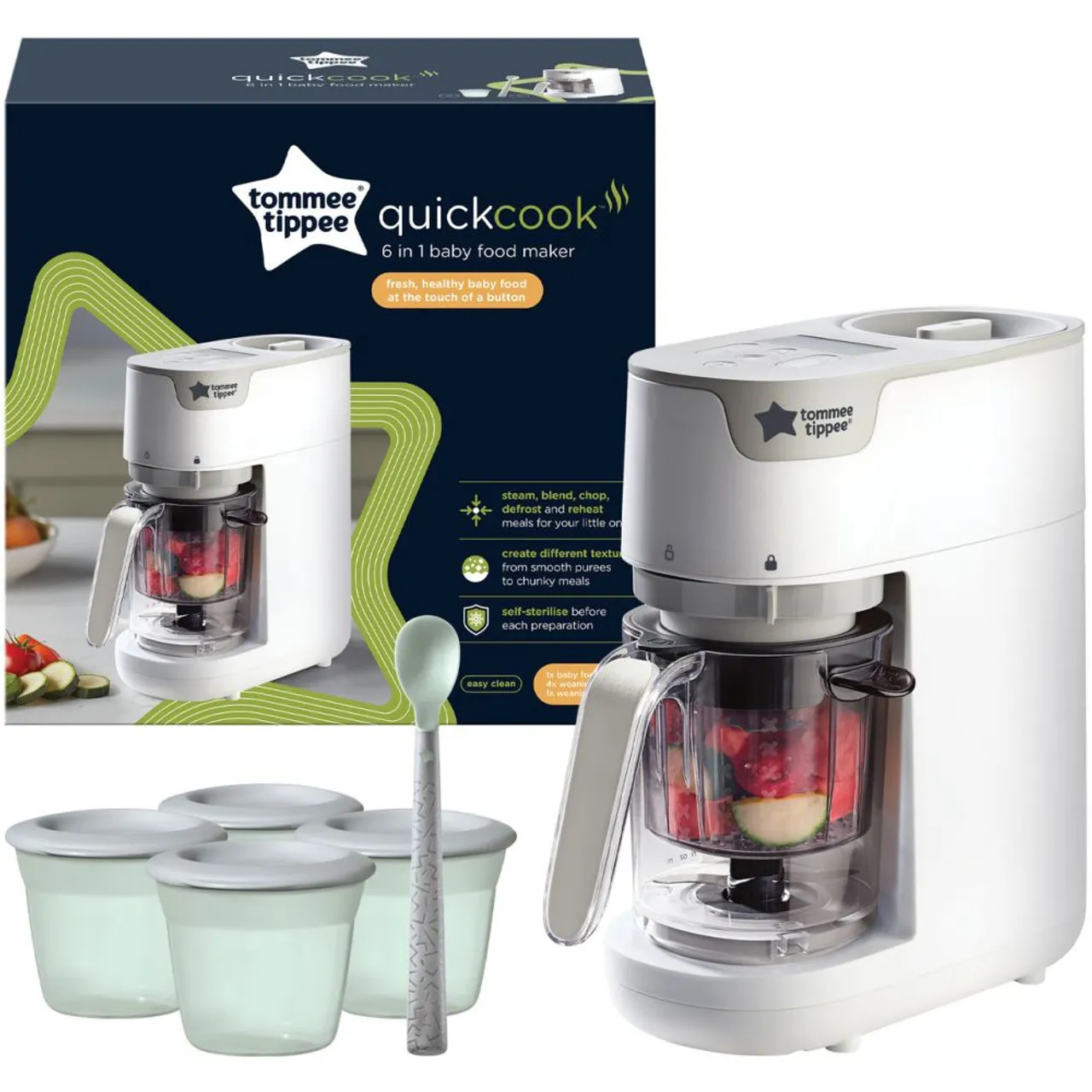 Philips 4 in 1 COMBINED STEAMER AND BLENDER RECIPE BOOKLET + 120ml STORAGE BOWL (SCF883 / 01) — Photograph 6 of 13