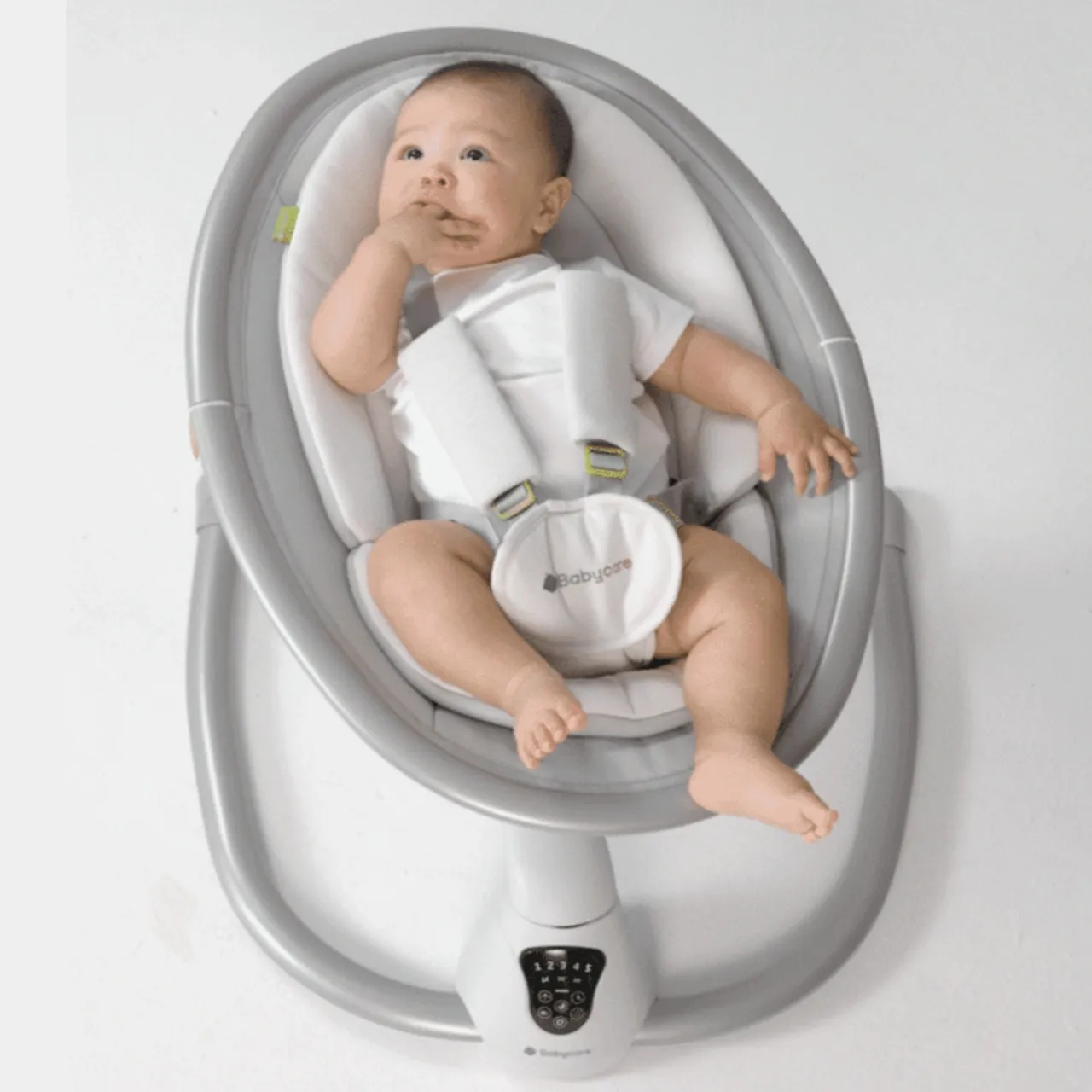 Babycare - Baby Electric Rocker And Bouncer - Frost Silver — الصورة 2 من 6