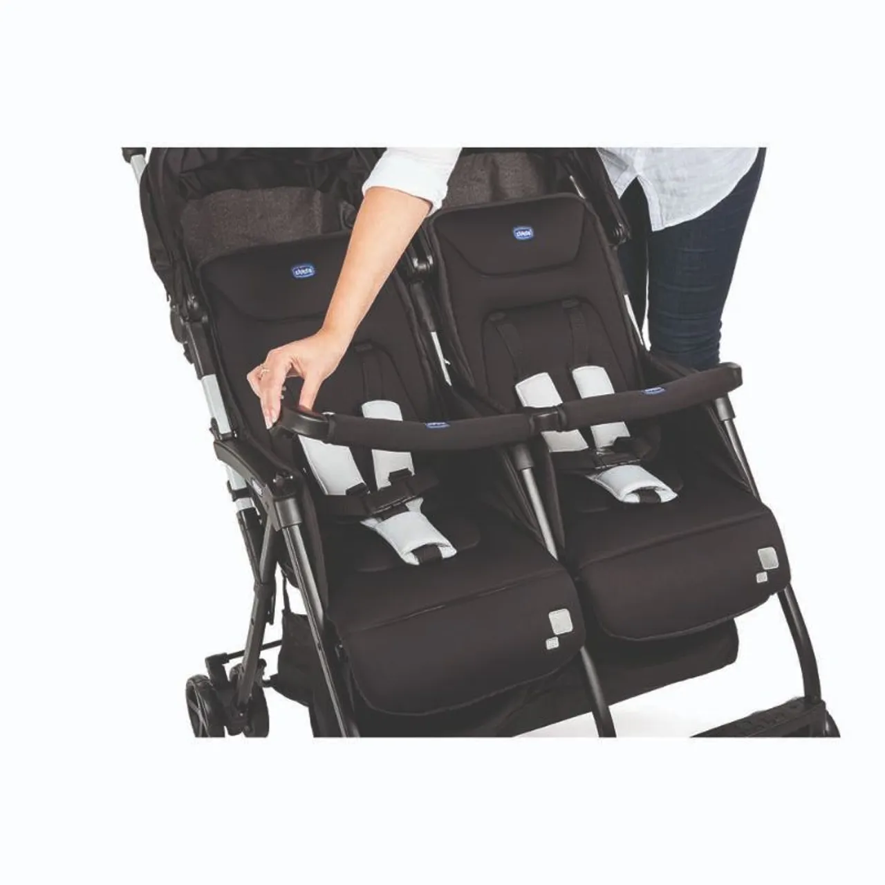 Chicco Ohlala Twin Stroller - Black — Photograph 7 of 9