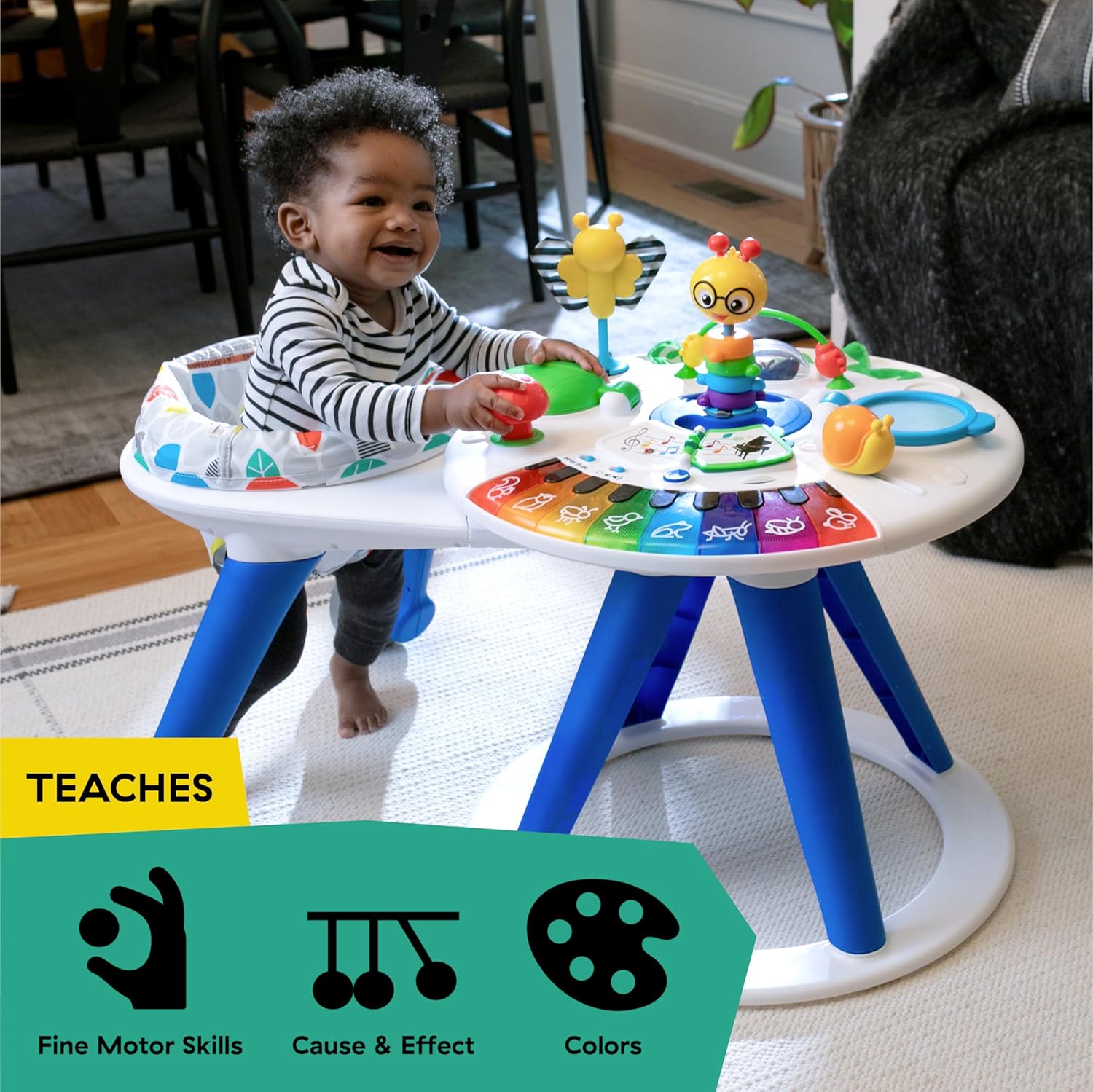 Baby Einstein Around We Grow 4-in-1 Walker, Discovery Activity Center and Table, Age 6 Months and up — Photograph 5 of 16