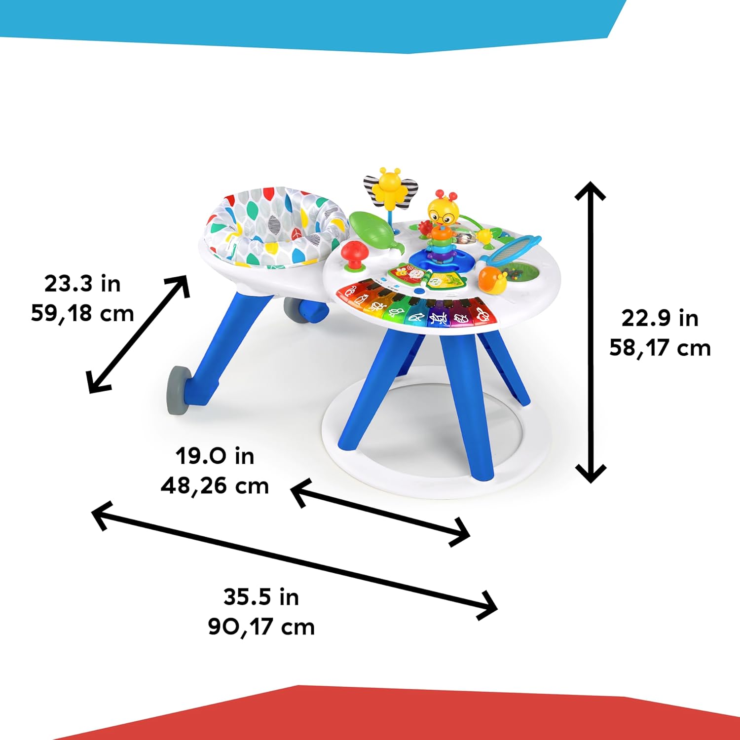 Baby Einstein Around We Grow 4-in-1 Walker, Discovery Activity Center and Table, Age 6 Months and up — Photograph 10 of 16