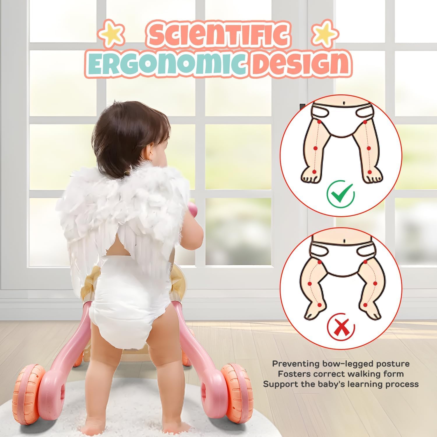 3-in-1 Baby Walker - Pink — Photograph 4 of 7