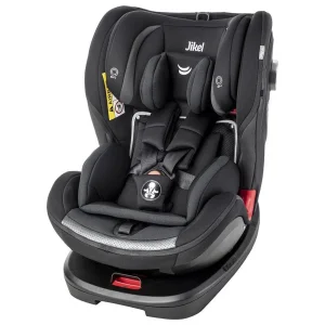 Jikel Saturn Zip 360 Rotating IsoFix All-in-one Car Seat - Black