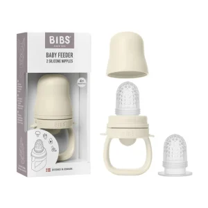 BIBS Baby Feeder with 2 Nipples Ivory