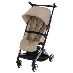 Cybex Libelle Lightweight Stroller With Taupe Frame Almond Beige| from 0 m - 22Kg