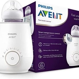Philips Avent Premium Quick Bottle Warmer with Intelligent Temperature Control, Water Bath Technology, Automatic Shut-Off Model SCF358/00